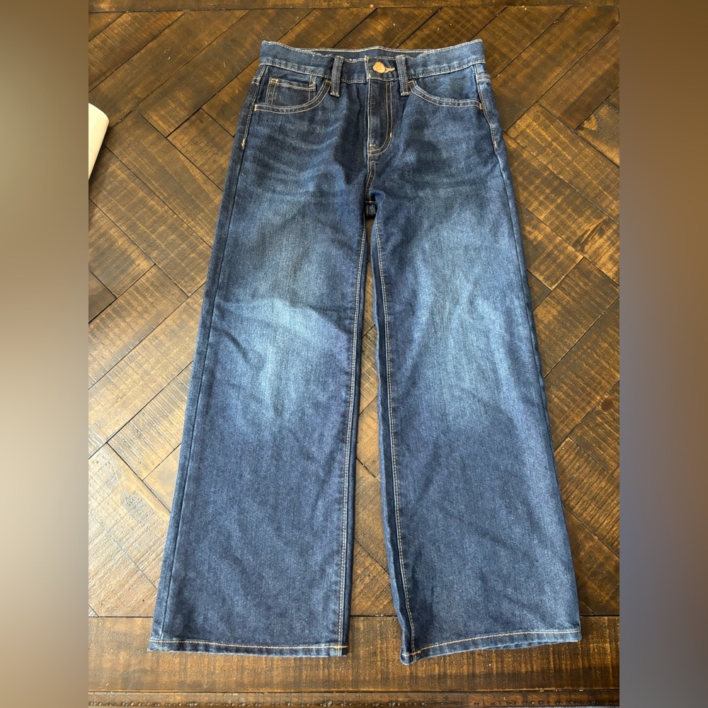Old Navy Kids' wide leg Jeans in Dark Blue